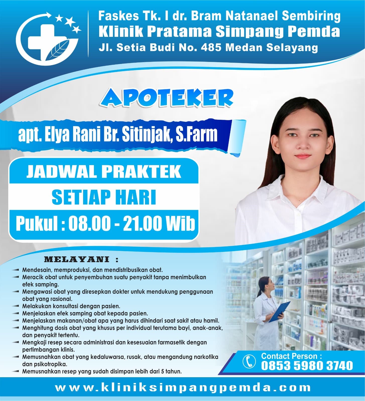 Klinik Simpang Pemda - Pelayanan Hebat Pengobatan Tepat - Klinik Terbaik di Kota Medan