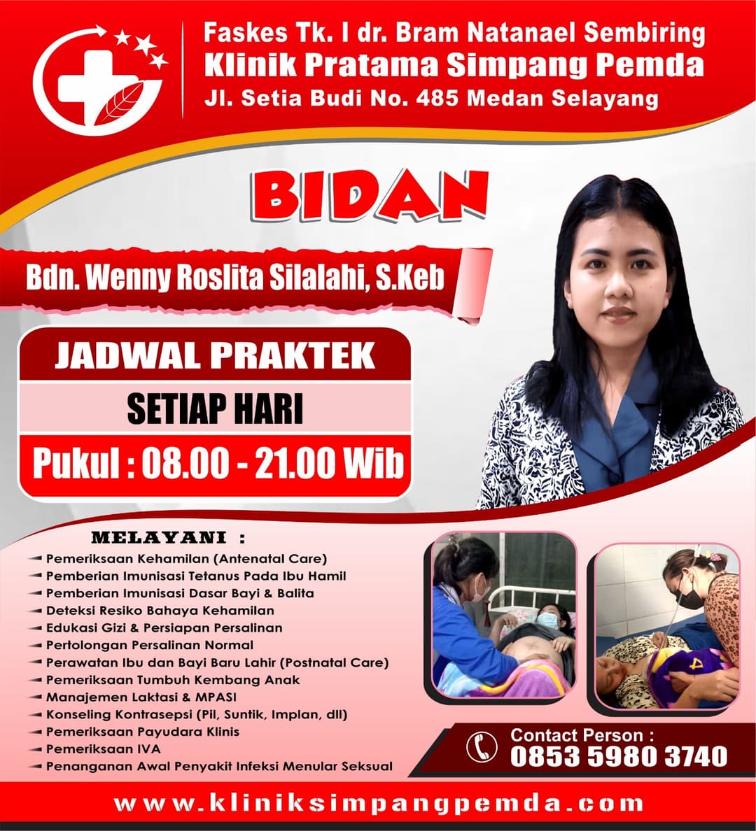 Klinik Simpang Pemda - Pelayanan Hebat Pengobatan Tepat - Klinik Terbaik di Kota Medan - Bidan Wenny Roslita Silalahi, S.Keb: Imunisasi Dasar adalah Investasi Kesehatan Anak Sejak Dini