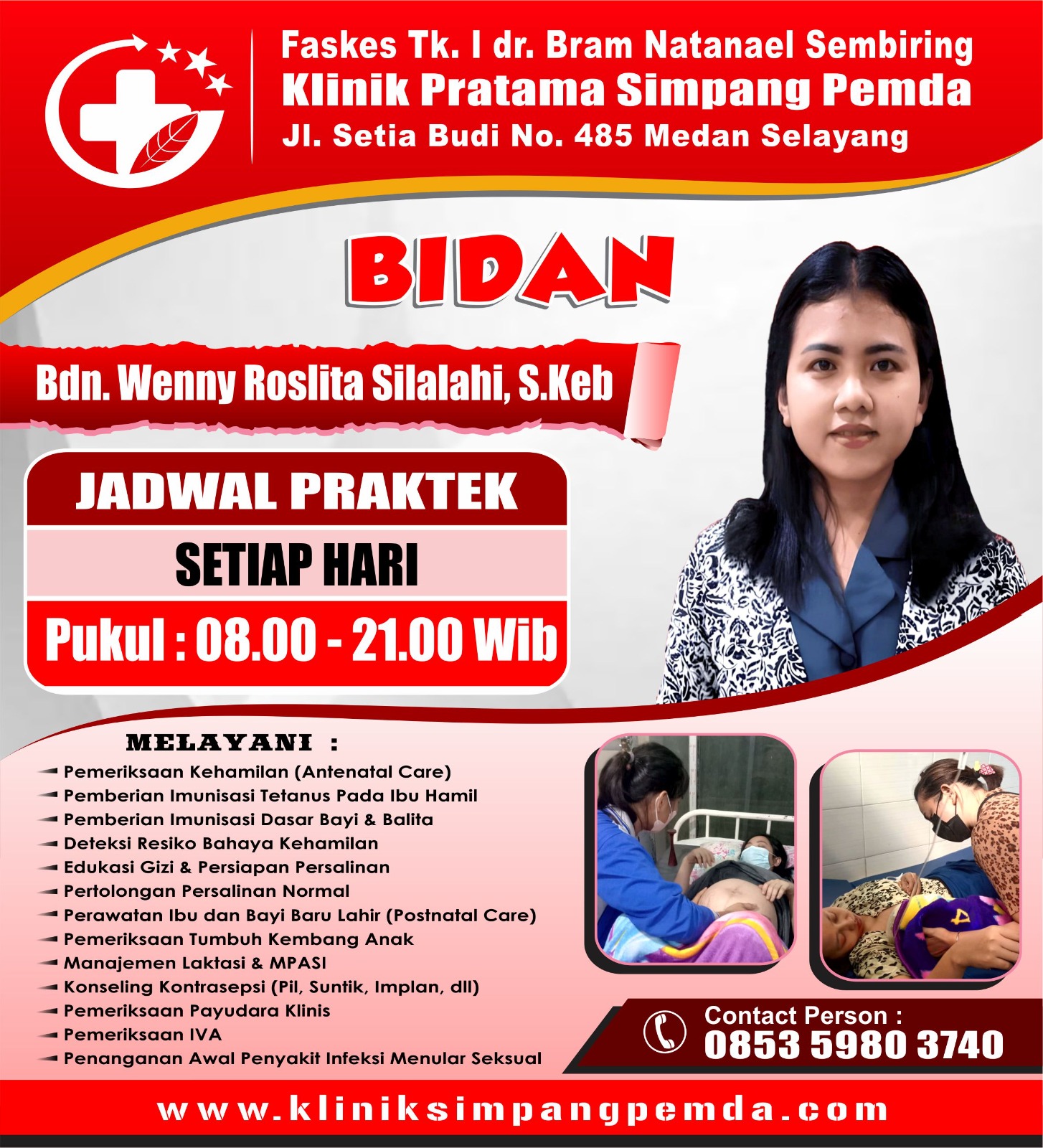 Klinik Simpang Pemda - Pelayanan Hebat Pengobatan Tepat - Klinik Terbaik di Kota Medan - Bidan Wenny Roslita Silalahi, S.Keb: Imunisasi Dasar adalah Investasi Kesehatan Anak Sejak Dini